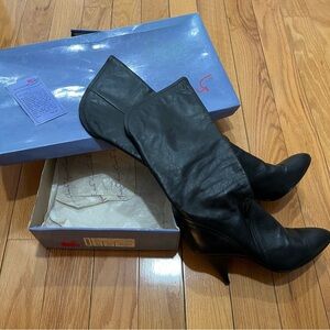 Vintage Gloria Vanderbilt Leather Boots 1980s